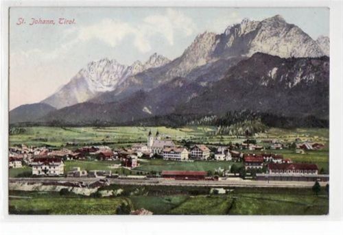 St. Johann St. Johann in Tirol ungelaufen Leicht fleckig, Vorderseite löst sich von der Rückseite, sonst gut erhalten