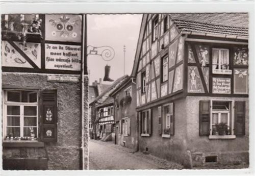 Bensheim Bensheim an der Bergstraße. Malerwinkel in der Hasengasse ungelaufen Gute Erhaltung.