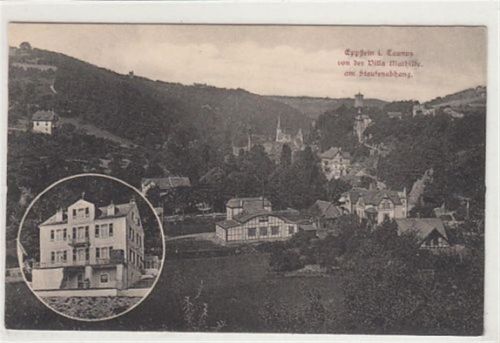 Eppstein im Taunus von der Villa Mathilde am Staufenabhang ungelaufen Gute Erhaltung.