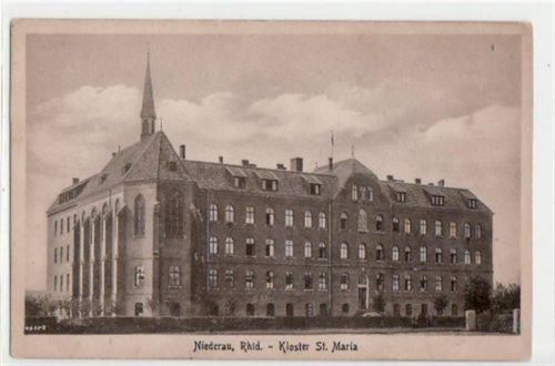 Niederau mit Kloster St. Maria ungelaufen Gute Erhaltung.