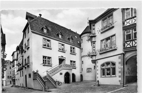 Wertheim Wertheim. ein Blick auf das Rathaus ungelaufen Gute Erhaltung.