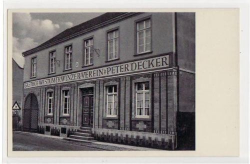 Westum bei Sinzig mit Gasthof und Weinbrennerei, Restauration Pet. DEcke r ungelaufen Top Erhaltung.