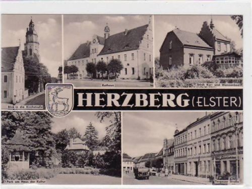 Herzberg Herzberg mit 5 Abbildungen gelaufen von 1963. Gute Erhaltung.