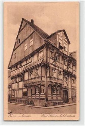 Hann. Münden. Haus Siebert in der Mühlenstraße ungelaufen Leichter Bug oben in der Mitte, sonst gut erhalten