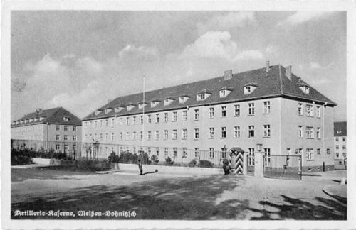 Meißen-Bohnitzsch. Artillerie-Kaserne ungelaufen Sehr gut erhalten.