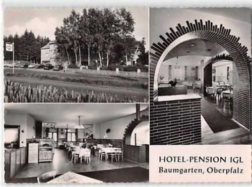 Baumgarten. Hotel und Pension Igl ungelaufen Gute Erhaltung.