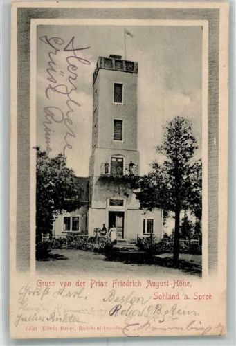 Sohland 1906 Prinz Friedrich August Höhe