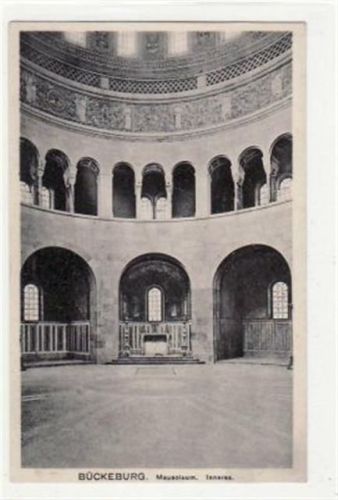 Bückeburg Bückeburg mit Mausoleum, Inneres ungelaufen Gute Erhaltung.