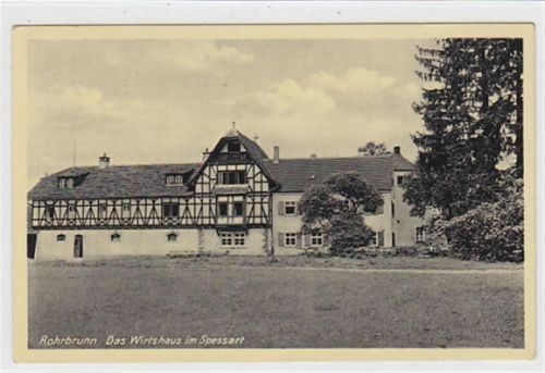 Wirtshaus im Spessart in Rohrbrunn ungelaufen Gute Erhaltung.