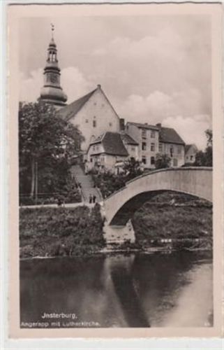Insterburg Insterburg / Tschernjachowsk. Angerapp Luther Kirche ungelaufen Top Erhaltung.