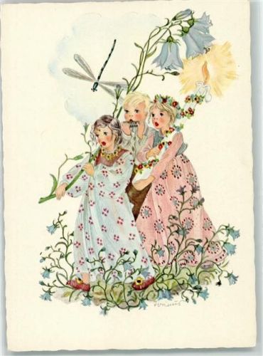 sign. Schwarz-Torinus Maria , Kinder Insekten Glockenblume Verlag Georg Michel