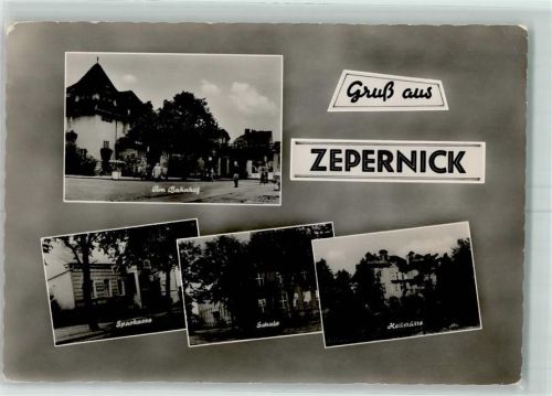 Zepernick Bahnhof Sparkasse Schule Heilstätte