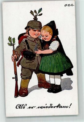 Kinder in Uniform WK I Eisernes Kreuz AK