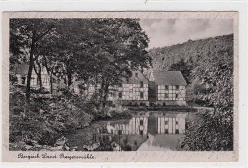 Wermelskirchen, Bergisch Land. Preyersmühle gelaufen, 1942. Leichter Stempeldurchdruck, sonst gut erhalten
