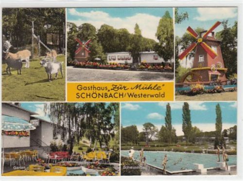 Schönbach im Westerwald. Gasthaus Zur Mühle ungelaufen Gute Erhaltung.