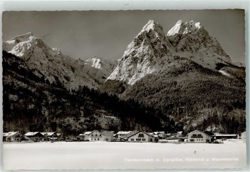 Hammersbach Alpspitze Höllental u. Waxensteine