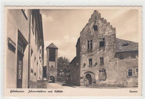 Gelnhausen Gelnhausen. Johanniterhaus Holztor ungelaufen Ecken mit Albumabdrücken, sonst gut erhalten