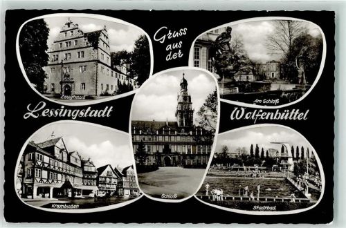 Wolfenbüttel Zeughaus am Schloss Kranbuden Schloss Stadtbad