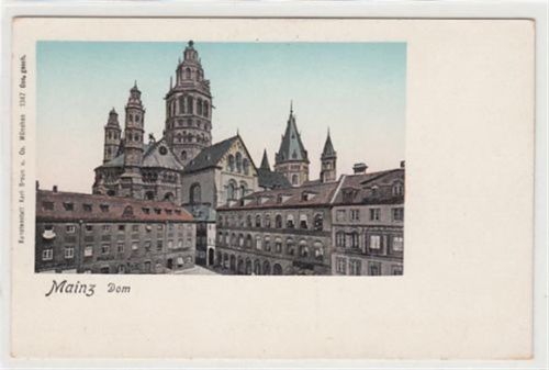 Mainz Mainz. ein Blick auf den Dom ungelaufen Gute Erhaltung.