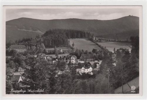 Krummhübel Krummhübel / Karpacz - Kreis Hirschberg / Jelenia Góra im Riesengebirge mit Schneekoppe ungelaufen Sehr gut erhalten.