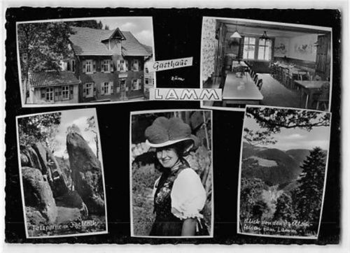 Schwanenbachtal bei Hornberg. Gasthaus zum Lamm gelaufen. Gute Erhaltung.