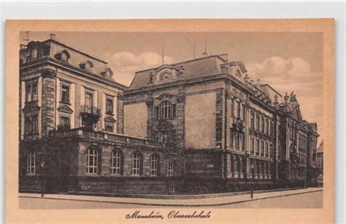 Mannheim. Oberrealschule ungelaufen Gute Erhaltung.