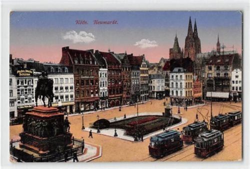 Köln Stadt Köln. Partie am Heumarkt ungelaufen leichte Eckabschürfungen, sonst gut erhalten