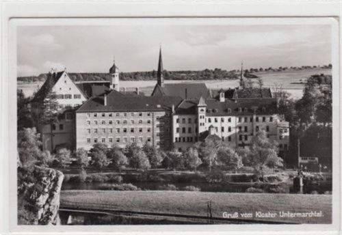Kloster Untermarchtal. Teilansicht gelaufen. Gute Erhaltung.