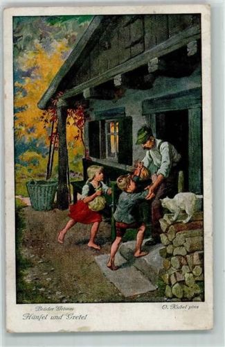 Märchen Häsel und Gretel Nr. 6 AK