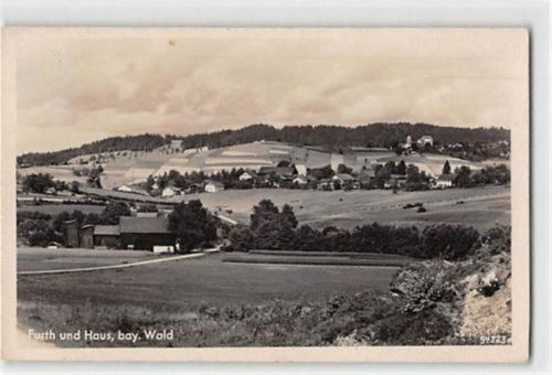 Furth und Haus im bayerischen Wald. gelaufen. Leichter Stempeldurchdruck, sonst gut erhalten