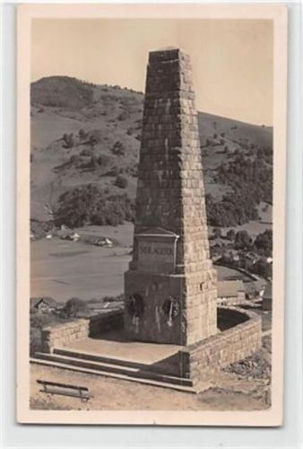 Schönau im Schwarzwald. Schlageter-Denkmal gelaufen. Leichter Stempeldurchdruck, kleiner Riß am Rand unten in der Mitte, sonst gut erhalten