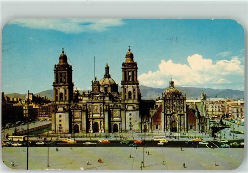 Mexiko City Catedral el Sagrario Metrpolitana Omnibus Auto