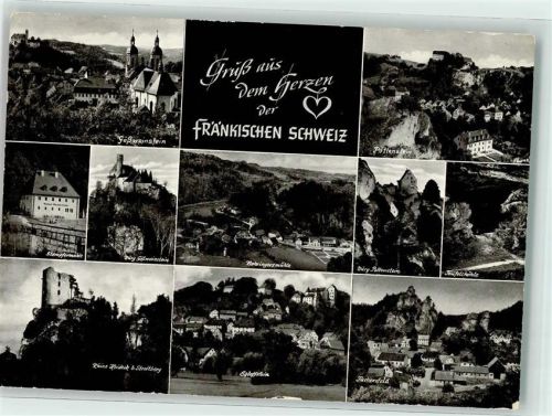 Egloffstein Fränkische Schweiz Gößweinstein Behringersmühle Teufelshöhle Pottenstein