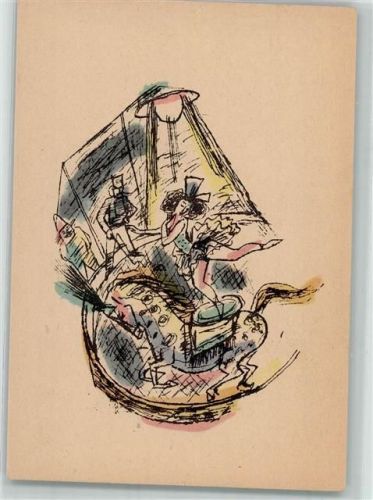 sign. R. Ziegler Chaplin im Zirkus 2. Folge Woldemar Klein Verlag Nr. K 873
