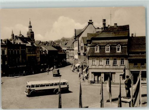 Lutherstadt Eisleben August Bebel Platz Omnibus LKW