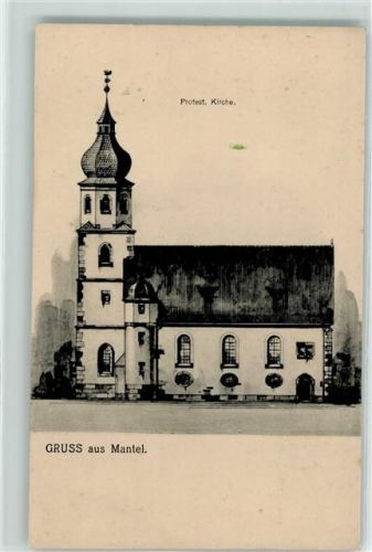 92708 W8481 Mantel b Weiden, Oberpf - Protestantische Kirche Gruss