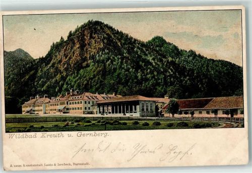 83700 W8185 Kreuth b Tegernsee 1902 - Gernberg Wildbad