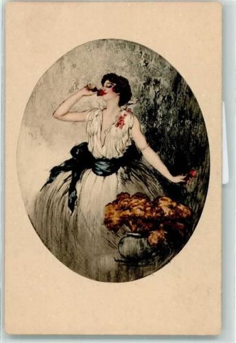 Italien-Gravur 1788 Erotik Oberteil durchsichtig Art Deco AK Hardy, J. Künstlerkarte