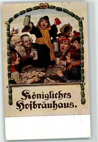 München 1912 Münchner Kindl sign. Zumbusch