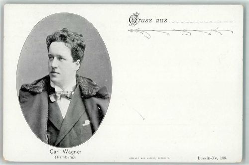 Hamburg 1900 Carl Wagner Chemiker Wissenschaft AK
