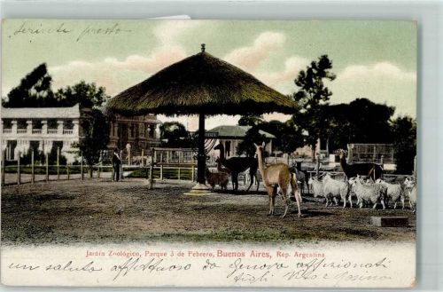 Buenos Aires 1905 Jardin Zoologico AK