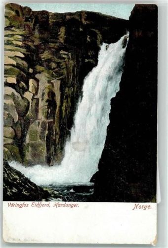 Hardangerfjord Vöringfos Eidfjord Wasserfall