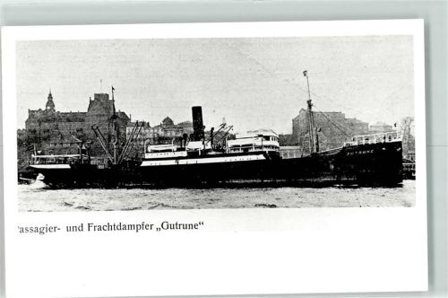 Passagier und Frachtdampfer Gutrune