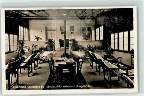 94501 W8351 Künzing Gebrauchsspuren Römerbad Salzbrunn Liegehalle