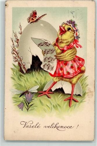 Ostern Noten Schmetterling