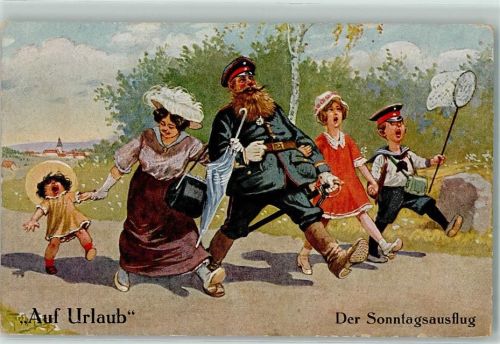 WK I Auf Urlaub Sonntagsausflug mit der Familie Serie 153-8