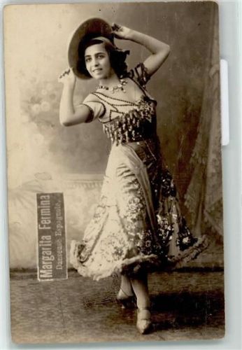 1908 Margerita Fermina Danseuse Espagna Privatfoto AK