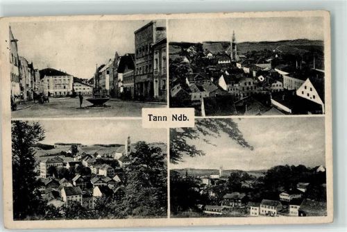 84367 W8342 Tann , Niederbay - Kirche Brunnen