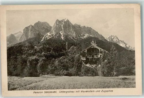 82491 W8104 Untergrainau - Pension Schönbichl Waxenstein Zugspitze