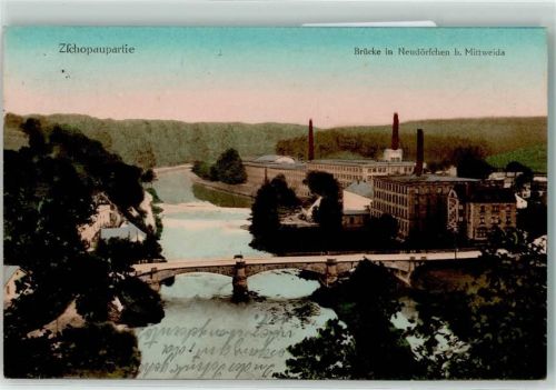 09669 O9251 Neudörfchen b Mittweida 1917 - Zschopaubrücke